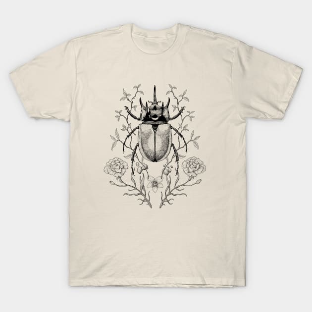 Secret Beetle T-Shirt by Strangeforest